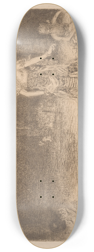 Marius Bauer - Wajang Wong. 8.25 inch art skate deck