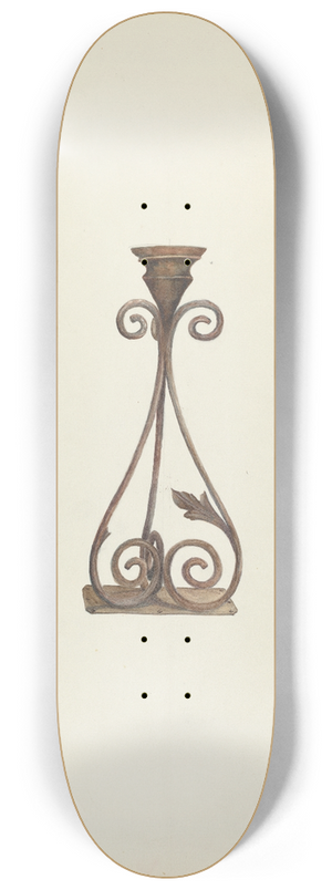 Marius Hansen - Candlesticks 8.25 inch art skate deck