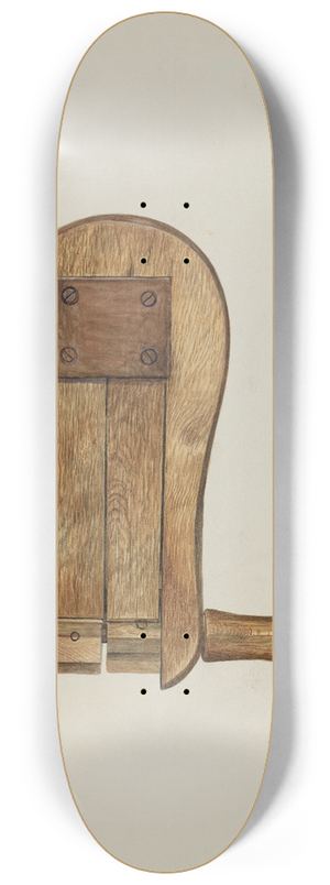 Marius Hansen - Watchmans Rattle 8.25 inch art skate deck