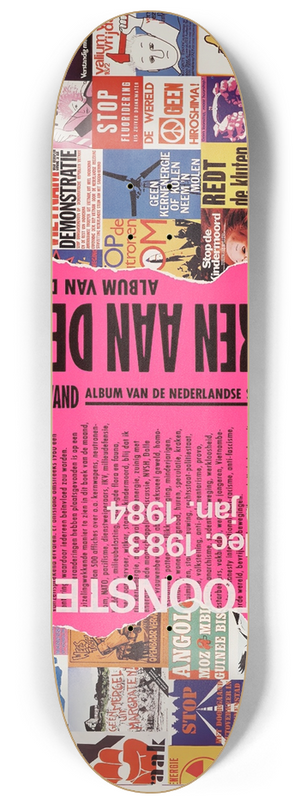 Marius van Leeuwen - Een teken aan de wand 8.25 inch art skate deck
