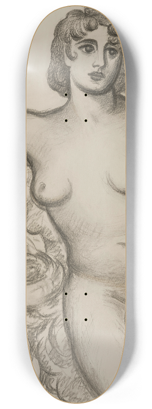 Mark Gertler - Seated Nude 8.25 inch art skate deck