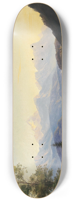 Markus Pernhart - A view of Triglav and Mittagskogel 8.25 inch art skate deck