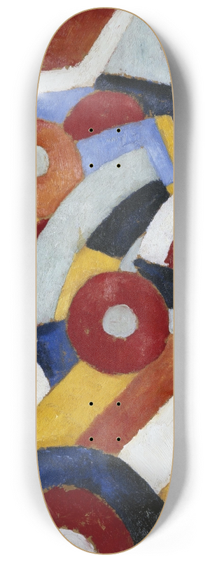 Marsden Hartley - Abstraction 8.25 inch art skate deck