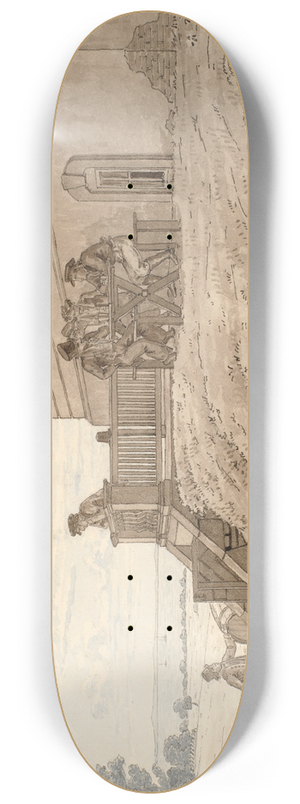 Martinus Rrbye - Parti ved Eremitagen, med udsigt til Stranden 8.25 inch art skate deck