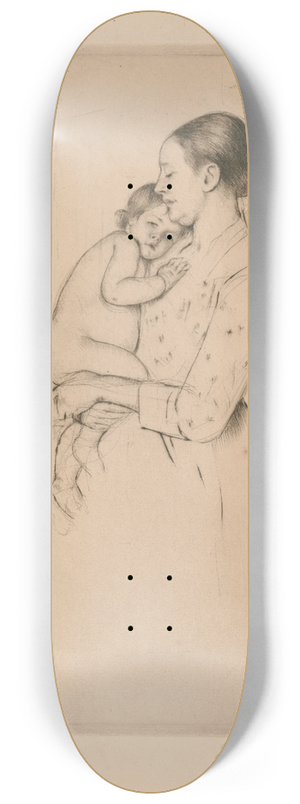 Mary Cassatt - Quietude 8.25 inch art skate deck