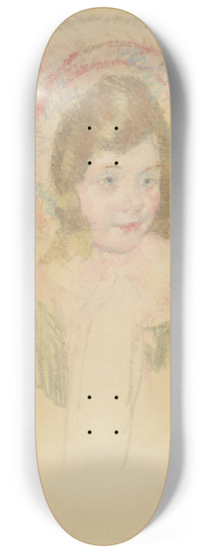 Mary Cassatt - Sara Wearing a Bonnet and Coat 8.25 inch art skate deck