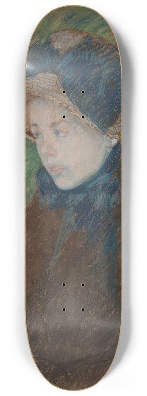 Mary Cassatt - Susan in a Straw Bonnet 8.25 inch art skate deck