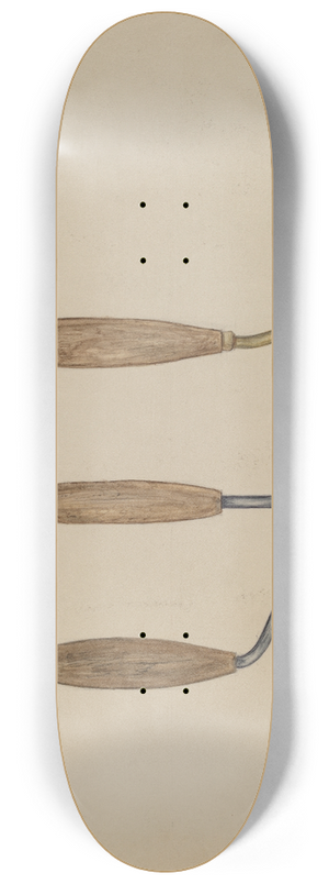 Mary Fitzgerald - Rug Hooks 8.25 inch art skate deck