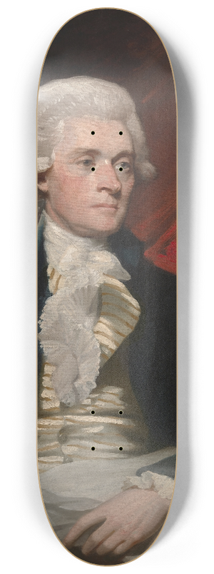 Mather Brown - Thomas Jefferson 8.25 inch art skate deck