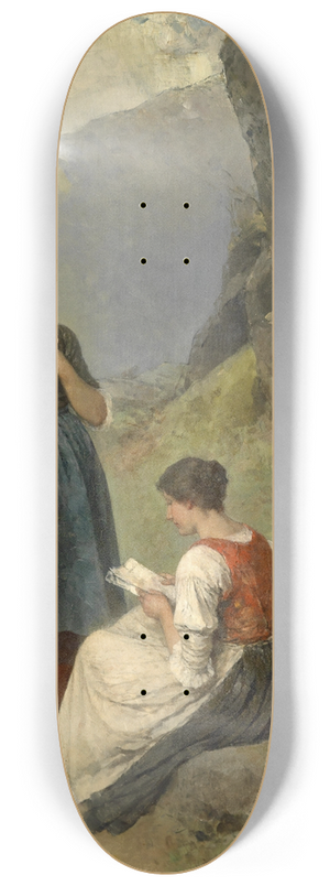 Mathias Schmid - Die Postbotin 8.25 inch art skate deck