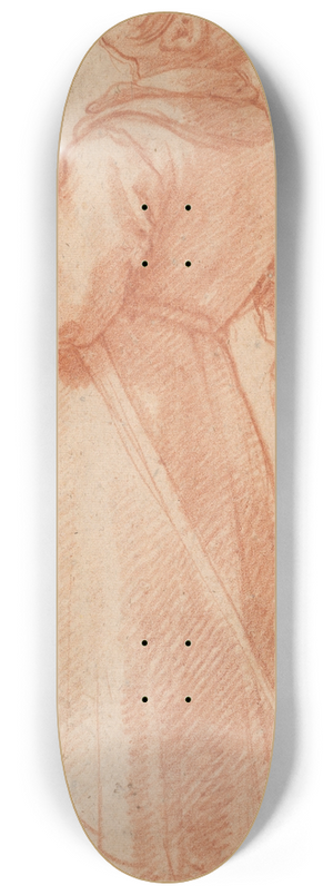 Matteo Rosselli - A Young Boy Seen from Behind, holding a sword and cap 8.25 inch art skate deck