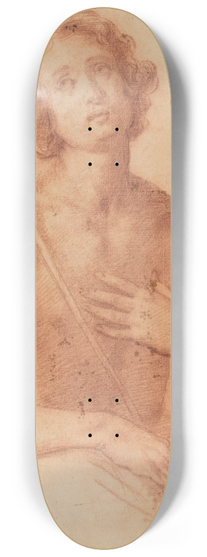 Matteo Rosselli - Saint John the Baptist 8.25 inch art skate deck