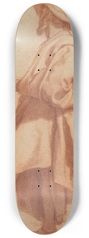 Matteo Rosselli - Standing Man Wearing a Cloak and Hat 8.25 inch art skate deck