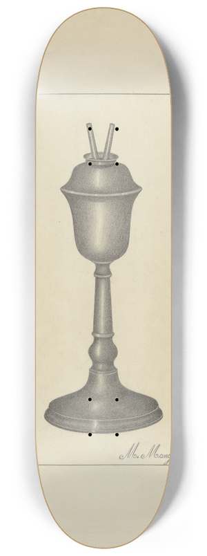 Matthew Mangiacotti - Lamp 8.25 inch art skate deck