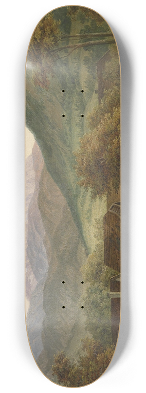 Matthias Rudolf Toma - Blick auf den Schneeberg 8.25 inch art skate deck