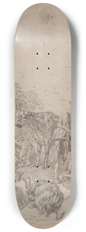 Matthys van den Bergh - PastoralScene 8.25 inch art skate deck