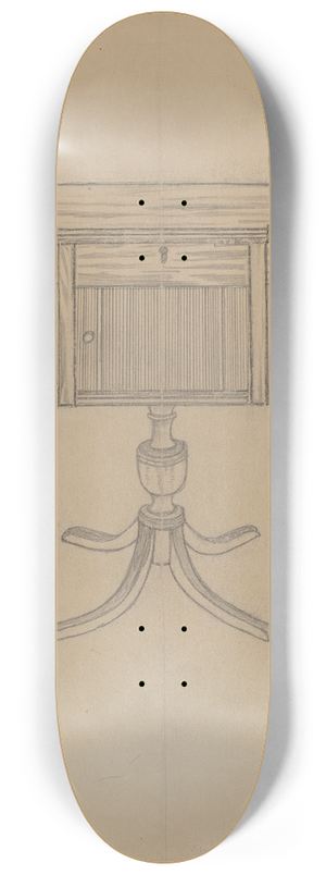 Mattie P. Goodman - Duncan Phyfe Sewing Cabinet 8.25 inch art skate deck