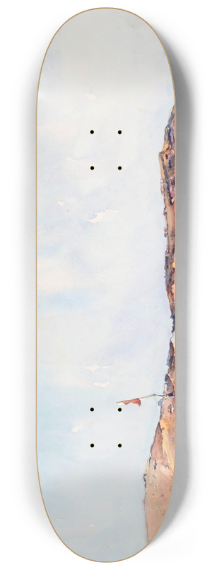Maud Sherwood - The beach, Dee Why, Sydney 8.25 inch art skate deck