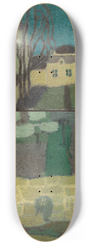 Maurice Denis - Drying the Linen, or Moonrise at the Priory 8.25 inch art skate deck