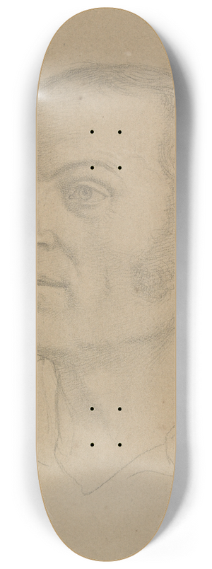 Johann Friedrich Overbeck - Head of a Man 8.25 inch art skate deck Johann Friedrich Overbeck - Head of a Man 8.25 inch art skate deck