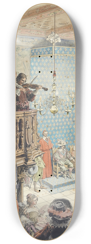 Maurice Leloir - Richelieu le Bal 8.25 inch art skate deck