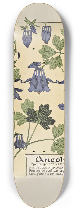 Maurice Pillard Verneuil - Ancolie 8.25 inch art skate deck
