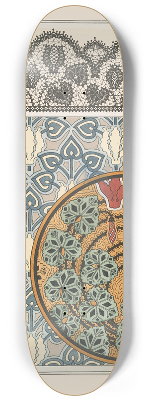 Maurice Pillard Verneuil - Cyclamen 3 8.25 inch art skate deck