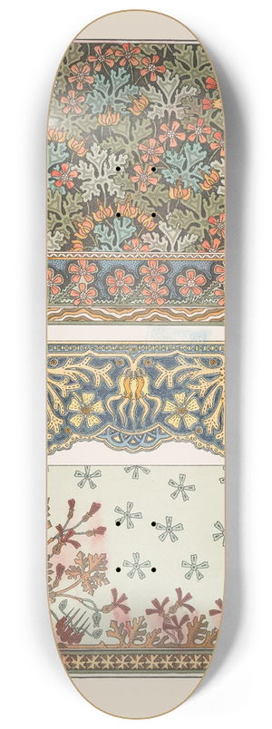 Maurice Pillard Verneuil - Geranium sauvage 3 8.25 inch art skate deck