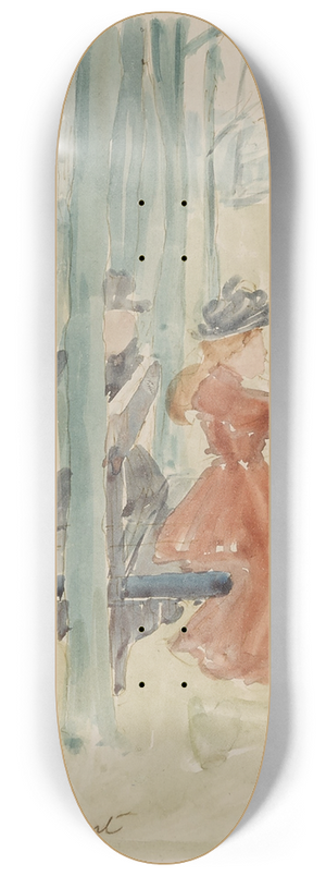 Maurice Prendergast - Park Scene 8.25 inch art skate deck