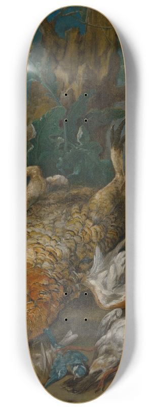 Johann Georg de Hamilton - Still Life with a Grouse 8.25 inch art skate deck