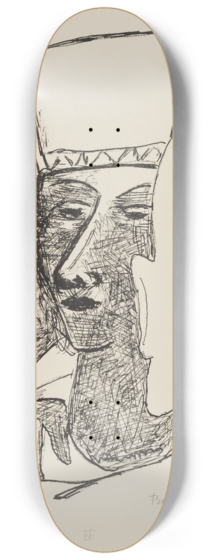 Max Beckmann - Dancing Couple 8.25 inch art skate deck