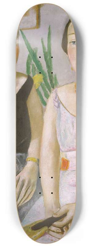 Max Beckmann - Double Portrait 8.25 inch art skate deck