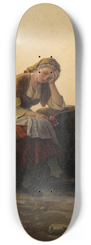 Johann Georg Meyer von Bremen - Meditation 8.25 inch art skate deck