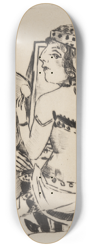 Max Beckmann - Garderobe 8.25 inch art skate deck