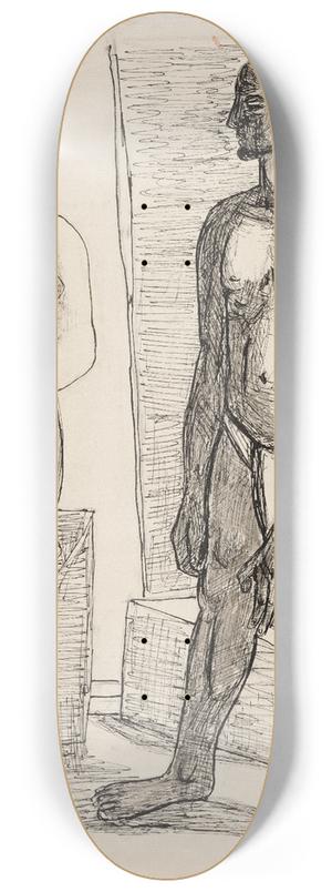 Max Beckmann - Modelle 8.25 inch art skate deck