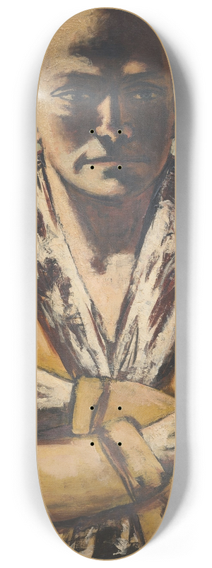 Max Beckmann - Selbstbildnis gelb-rosa 8.25 inch art skate deck