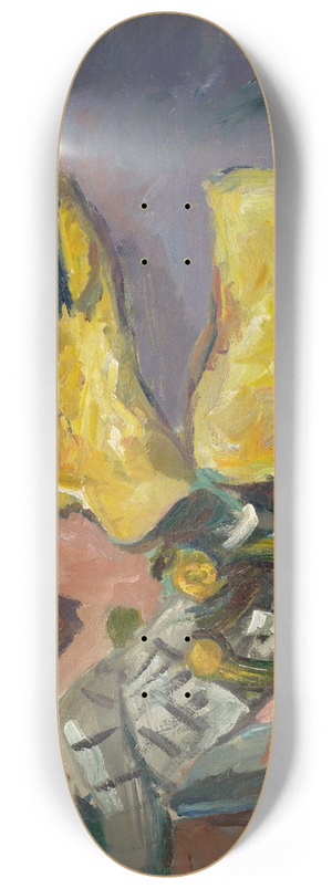 Max Beckmann - Stilleben mit gelben Stiefeln 8.25 inch art skate deck