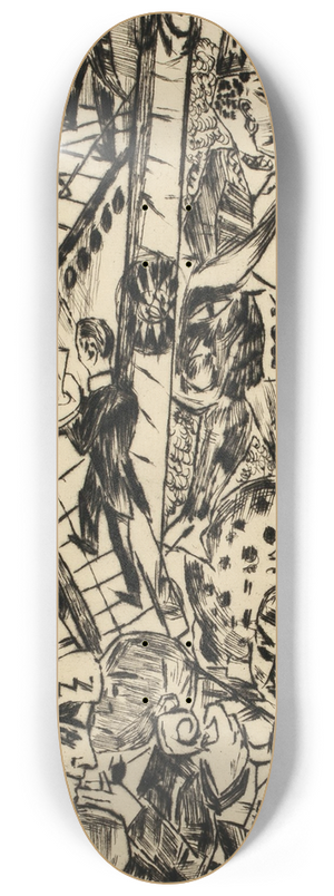 Max Beckmann - Tamerlan 8.25 inch art skate deck