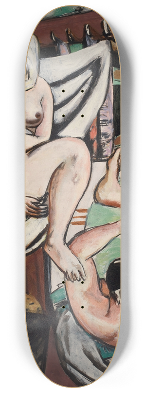 Max Beckmann - The Bath 8.25 inch art skate deck