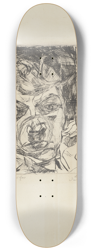 Max Beckmann - The Smoker (Self-Portrait) 8.25 inch art skate deck
