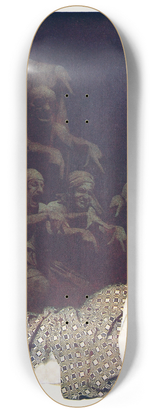 Maxfield Parrish - Seein Things 8.25 inch art skate deck