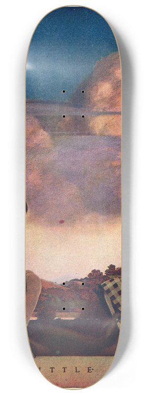 Maxfield Parrish - The Little Peach 8.25 inch art skate deck