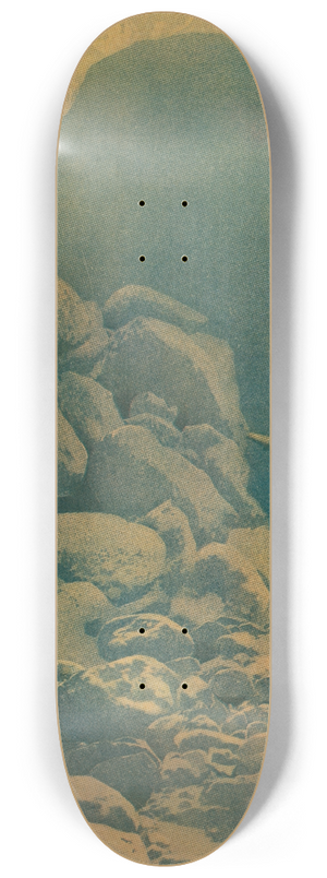 Maxfield Parrish - The valley of diamonds. 8.25 inch art skate deck