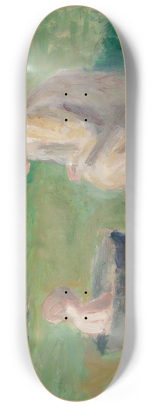 Maximilien Luce - Le bain du bb 8.25 inch art skate deck