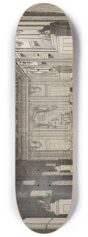 Max Klinger - Alte Kunstkammer im Kniglichen Schloss 8.25 inch art skate deck