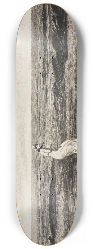 Max Klinger - Am Meer (Intermezzi, Opus IV, Blatt 2) 8.25 inch art skate deck