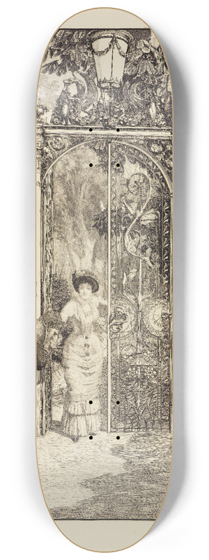 Max Klinger - Am Thor (Eine Liebe, Opus X, Blatt 3) 8.25 inch art skate deck