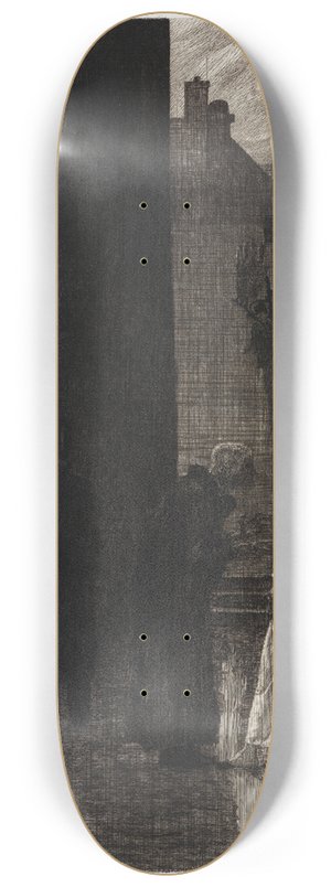 Max Klinger - Ein Schritt (Dramen, Opus IX, Blatt 2) 8.25 inch art skate deck