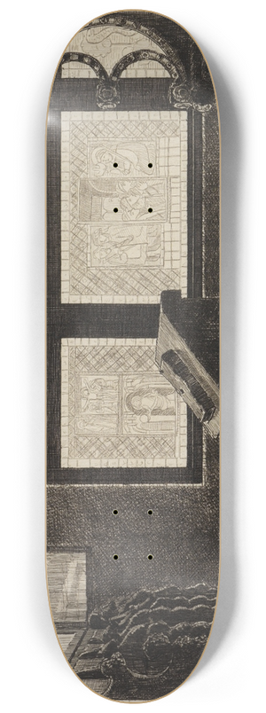 Max Klinger - Gothisches Zimmer im Kunstgewerbe-Museum 8.25 inch art skate deck