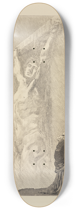 Max Klinger - Leide! (Ein Leben, Opus VIII, Blatt 14) 8.25 inch art skate deck